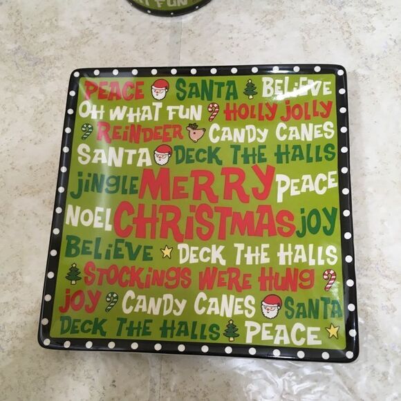 CRACKER BARREL MERRY MERRY CHRISTMAS LARGE MUG AND PLATE - Picture 5 of 10